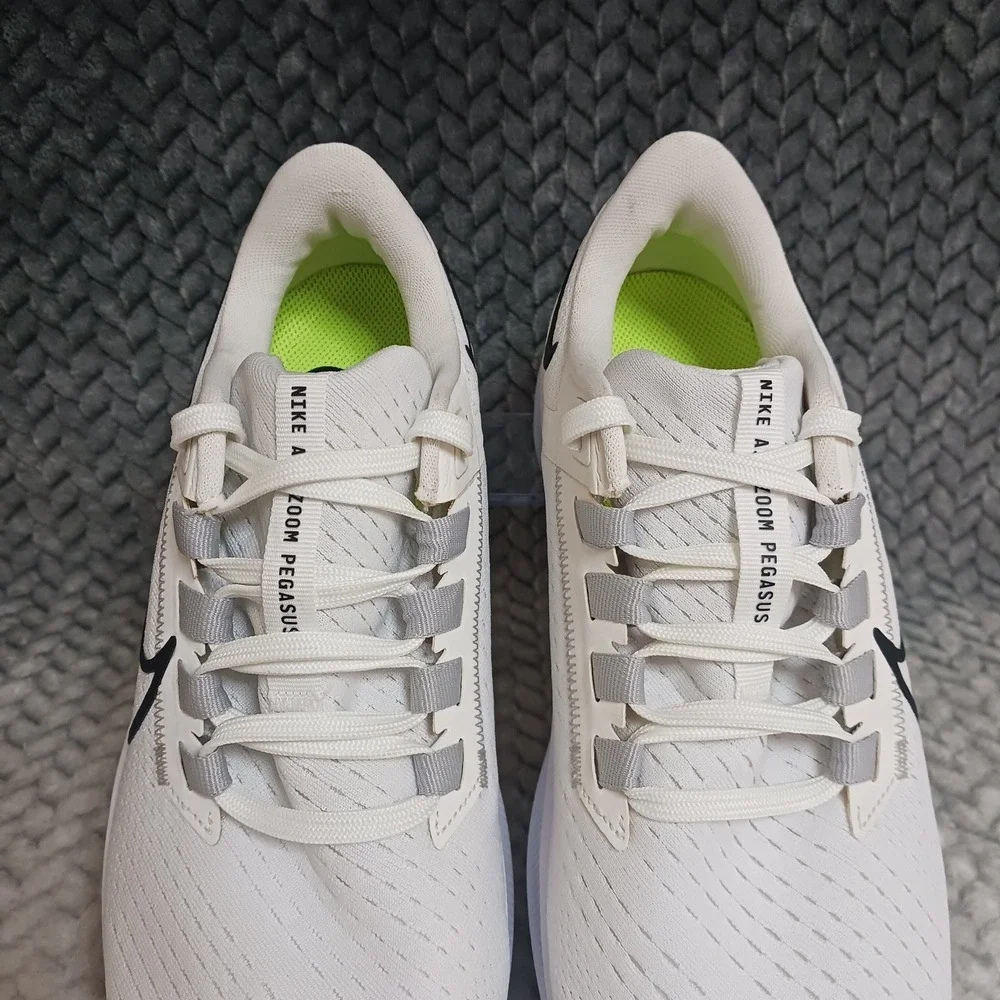 Nike Air Zoom Pegasus 38 White Black Men's Walking Running Sneakers Shoes Size 7